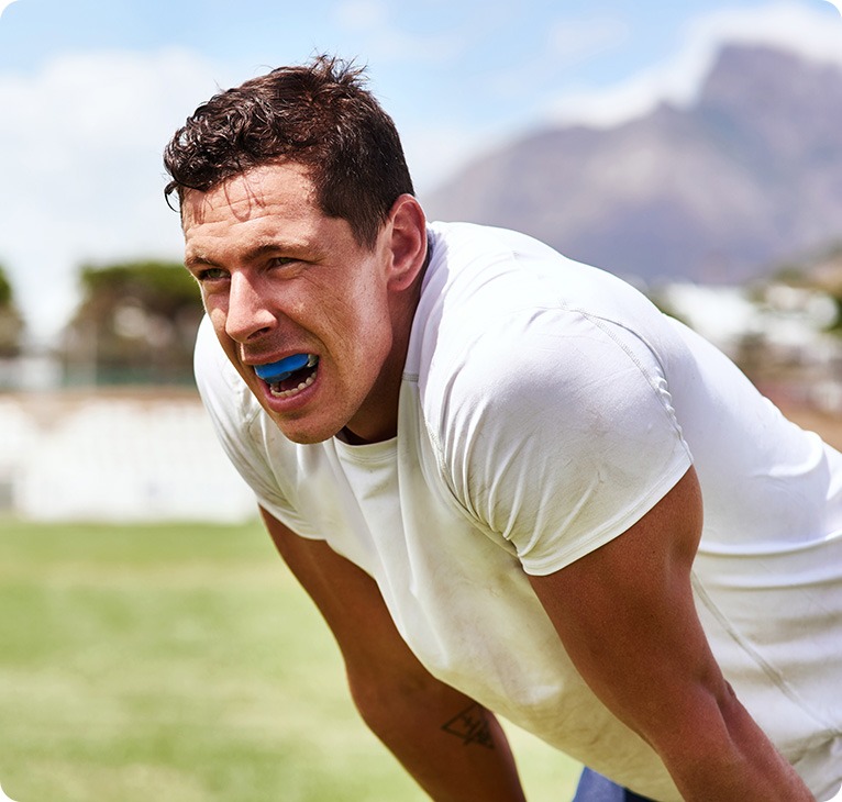 Custom Sports Guard in Mouth | Chestermere Lifepath Dental | Lifepath Dental & Wellness